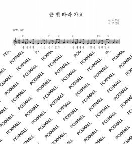 큰 별 따라 가요